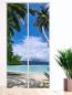 Preview: Triton Bay, Schiebevorhang, Meermotiv, Schiebegardine 2er Set, blickdicht